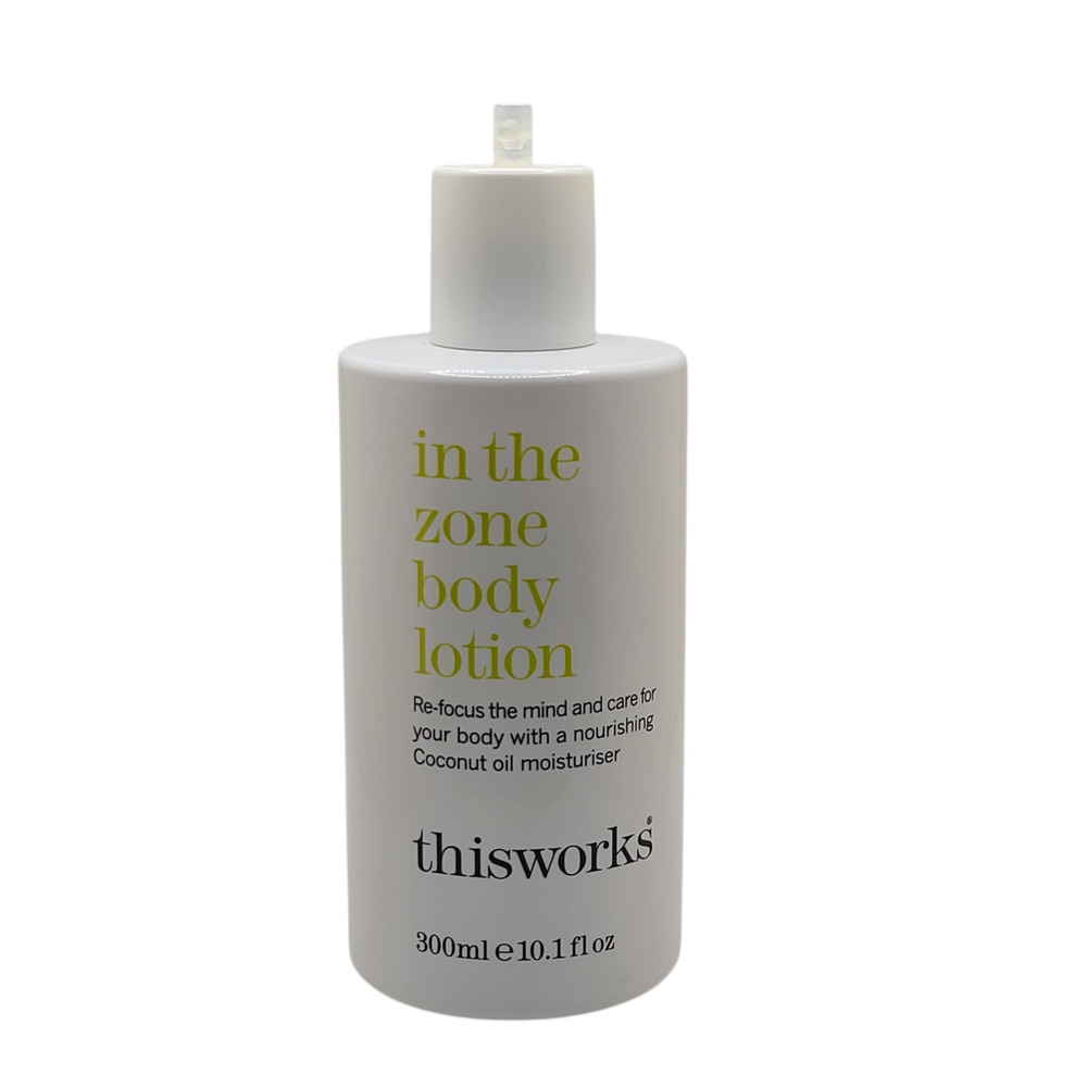 thisworks In The Zone Body Lotion 10.1oz/300ml *New* Broken Pump